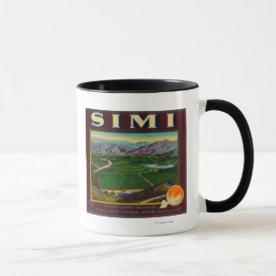Simi Orange LabelSanta Susana, CA Mug