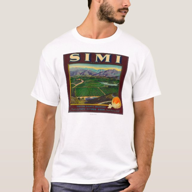 Simi Orange LabelSanta Susana, CA T-Shirt (Front)
