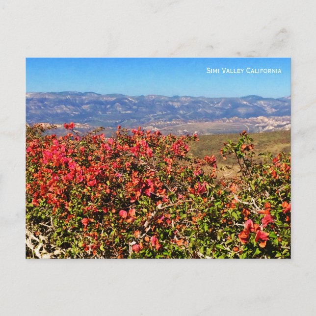 Simi Valley California Postcard (Front)