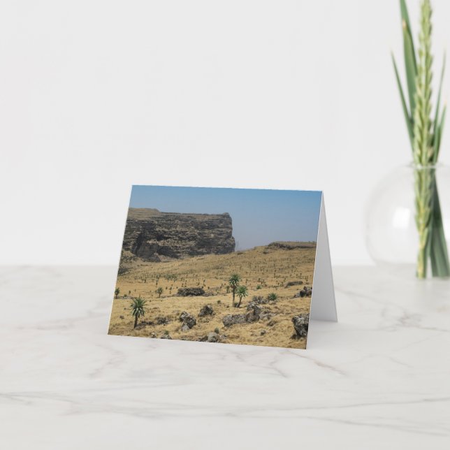 Simien Mountains Ethiopia Card (Front)
