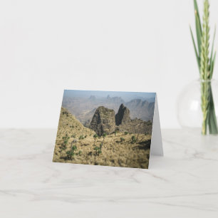 Simien Mountains Ethiopia Card