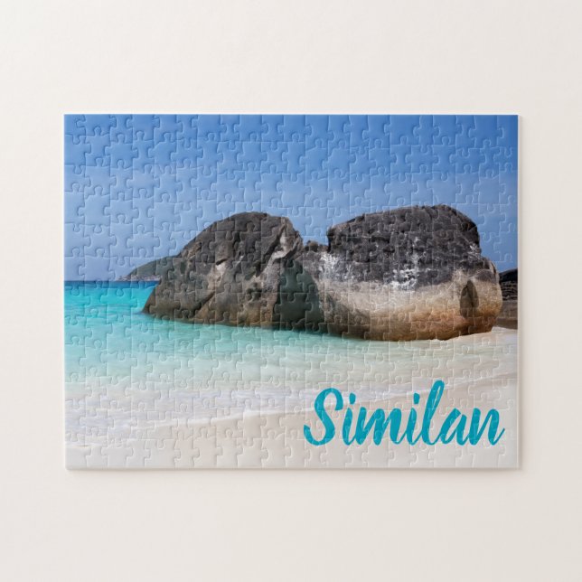 Similan beach Andaman Sea Phuket Thailand gift Jigsaw Puzzle (Horizontal)