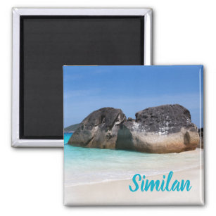 Similan beach Andaman Sea Phuket Thailand gift Magnet