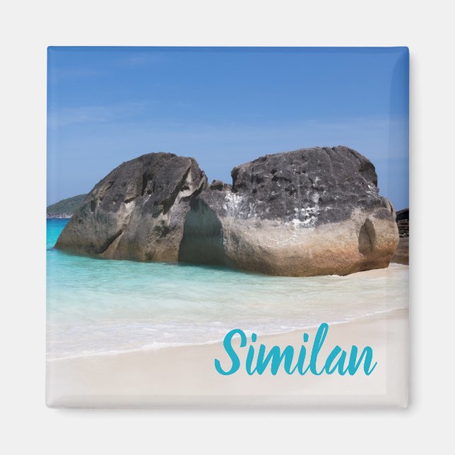 Similan beach Andaman Sea Phuket Thailand gift Magnet (Front)