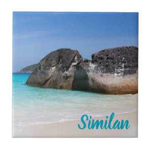 Similan beach Andaman Sea Phuket Thailand gift Tile