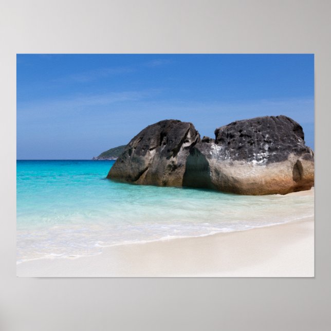 Similan beach Andaman Sea Thailand gift Poster (Front)