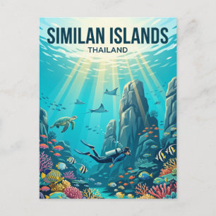 Similan Islands Thailand Postcard