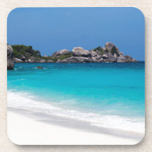 Similan White sand beach and turquoise blue sea