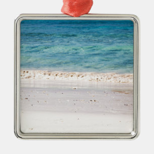 Similan White sand beach and turquoise blue sea Metal Tree Decoration