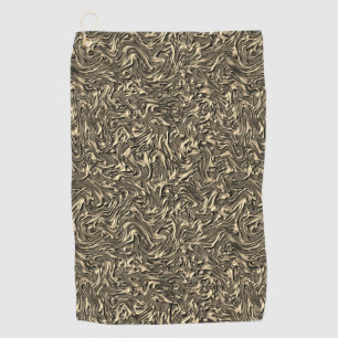 Similar to wall texture in khaki or suede colour golf towel
