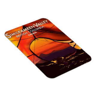 Similkameen Country, Canada vintage travel poster Magnet