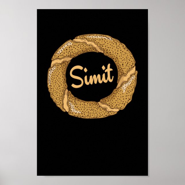 Simit (türkischer Sesamring) Poster (Front)
