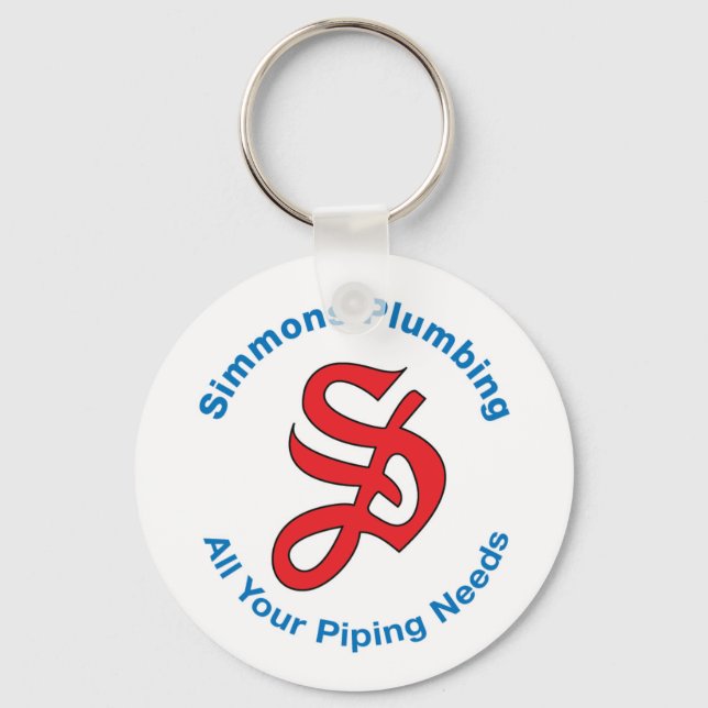 SIMMONS PLUMBING KEY RING (Front)