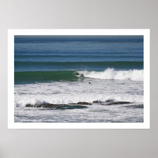 'Simmons' . surfing photo greeting card Poster