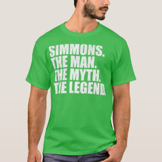 SimmonsSimmons Family name Simmons last Name Simmo T-Shirt
