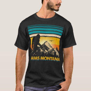 Simms Montana Bigfoot National Park Mountains Camp T-Shirt