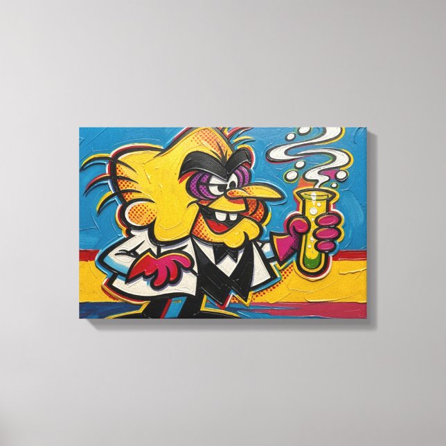 SIMON BAR SINISTER 3 CANVAS PRINT (Front)