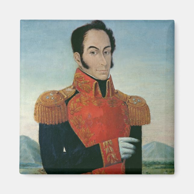 Simon Bolivar Magnet (Front)