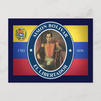 Simon Bolivar Postcard