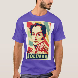 Simon Bolivar Vintage Colours T-Shirt