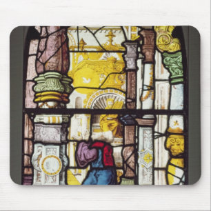 Simon in the Temple beholding the Holy Spirit Mouse Mat