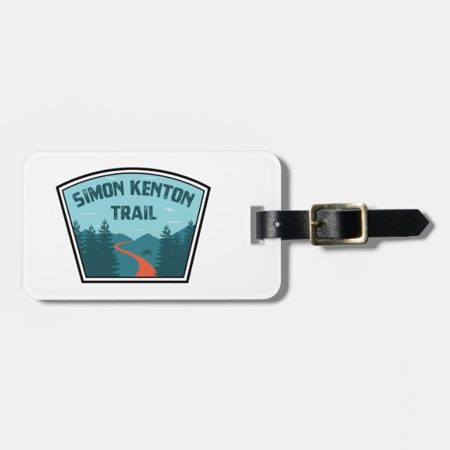 Simon Kenton Trail Luggage Tag (Front Horizontal)