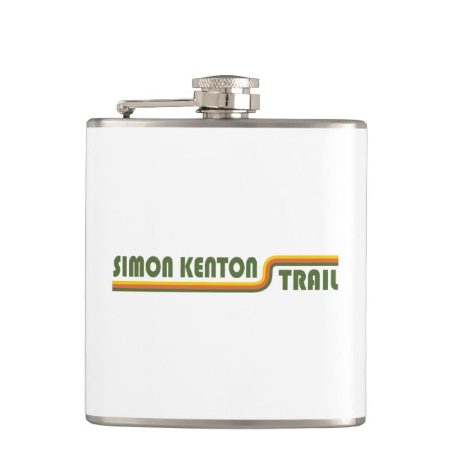 Simon Kenton Trail Ohio Hip Flask (Front)