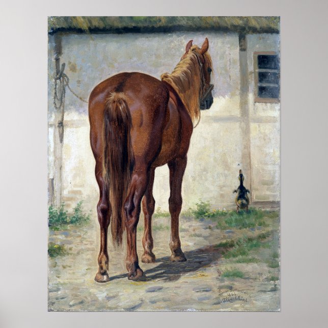 Simon Ludwig Ditlev Simonsen Back View Poster (Front)