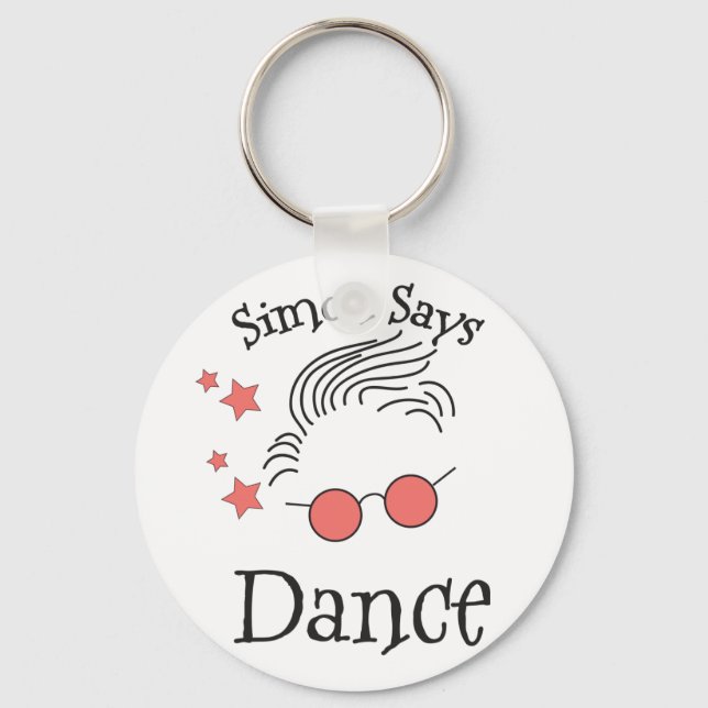 Simon Says dance Key Ring (Front)
