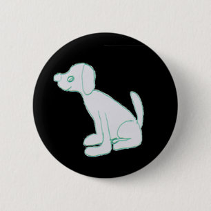 Simon the Great Dane 6 Cm Round Badge