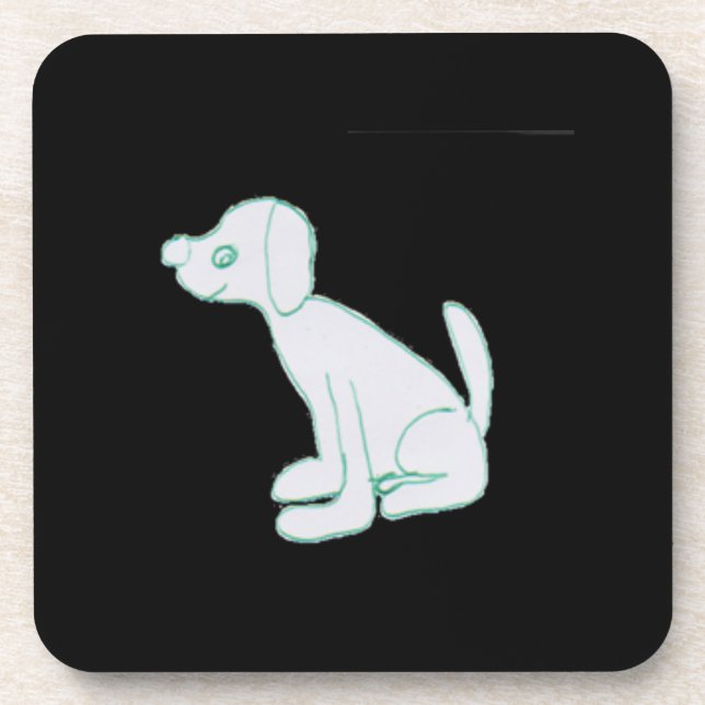 Simon the Great Dane Coaster (Front)