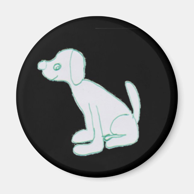 Simon the Great Dane Magnet (Front)