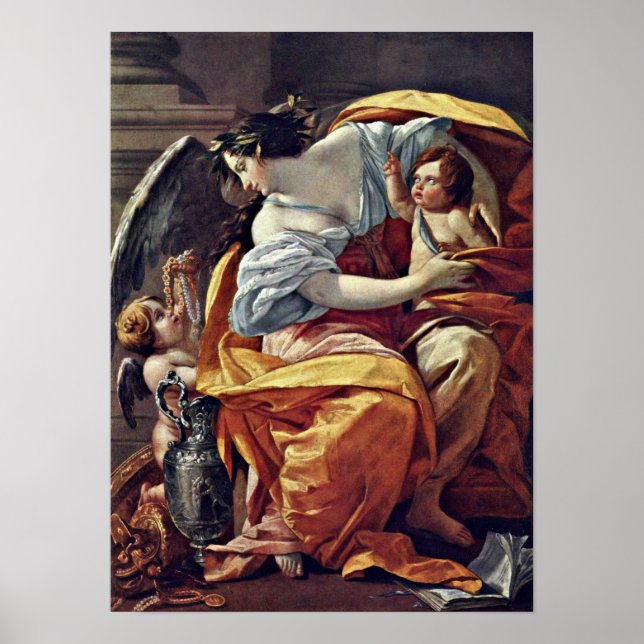 Simon Vouet - Allegory of Wealth Poster (Front)