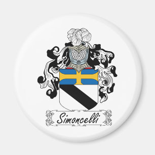 Simoncelli Family Crest Magnet