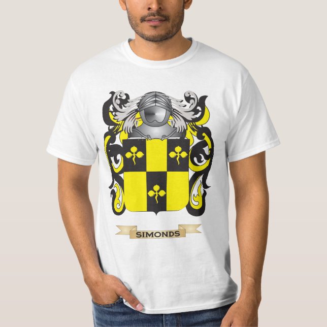 Simonds Coat of Arms (Family Crest) T-Shirt (Front)
