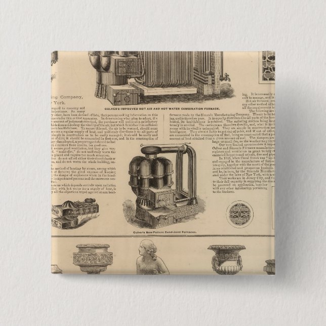 Simonds Manufacturing Company Stewart 15 Cm Square Badge (Front)