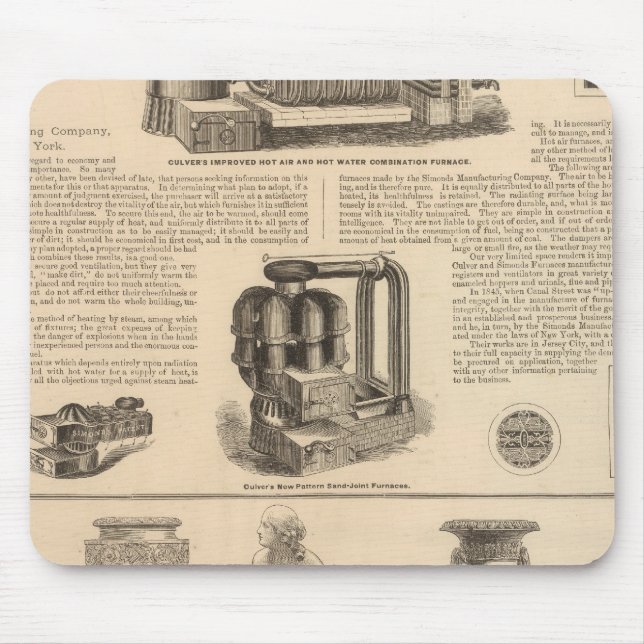 Simonds Manufacturing Company Stewart Mouse Mat (Front)