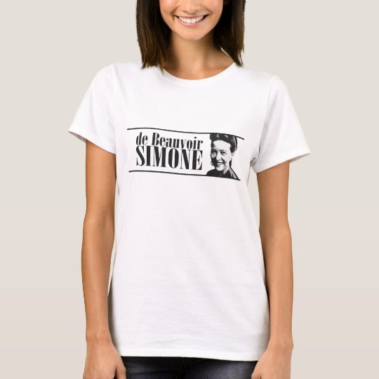 Simone de Beauvior Feminist T-shirt