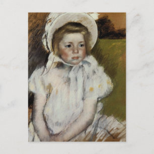 Simone in a White Bonnet Postcard