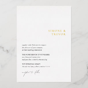 Simone Minimal Modern Wedding