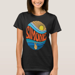 Simone  Vintage Sunset Simone Groovy Tie Dye T-Shirt