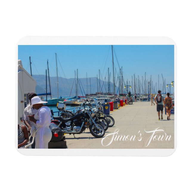 Simon's Town Navy Harbor South Africa Magnet (Horizontal)