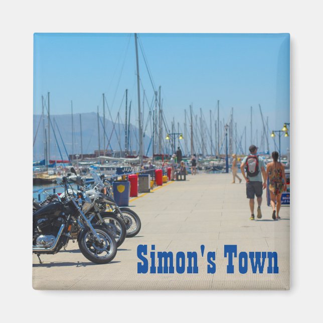 Simon's Town Navy Harbour South Africa Magnet (Front)