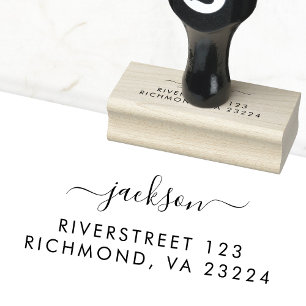 Simpel, handwriting rubber stamp