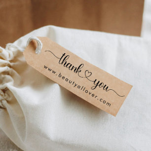 Simpel, handwriting, "Thank you  🖤"  Rubber Stamp