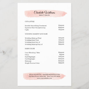 Simpel Watercolour Pink Flyer