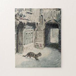 Simpkin the Cat Goes Out (by Beatrix Potter) Jigsaw Puzzle