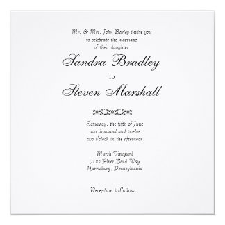 Plain Invitations & Announcements | Zazzle.co.uk