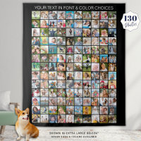 Simple 130 Square Photo Collage Personalised