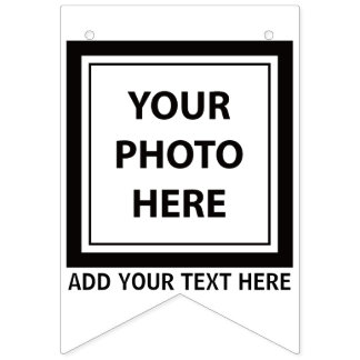 Simple 16 Photo & Add Text – Upload Picture Bunting